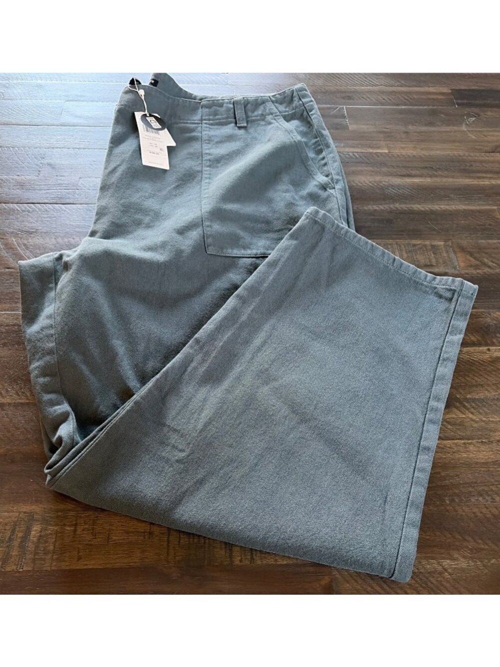 Eileen Fisher Women's Plus 2X Eucalyptus Tapered Ankle Pants NWT MSRP $198